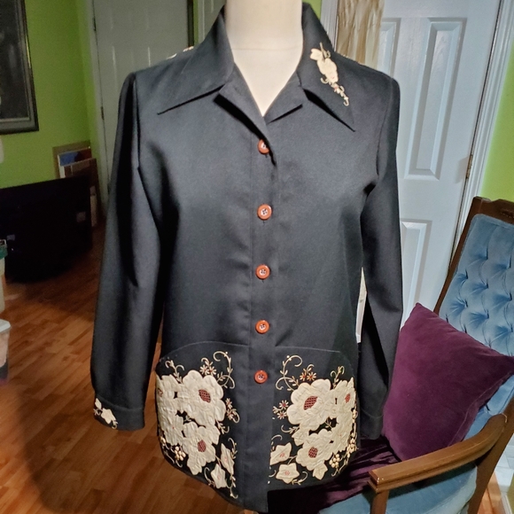 Jackets & Blazers - Hand Embroidered Authentic Vintage Jacket